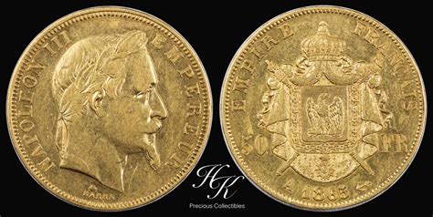 Hk Precious Collectibles Gold Francs A Napoleon Iii France