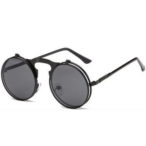 Retro Steampunk Round Sunglasses For Unisex Wanahavit