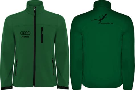 Audi Quattro Embroidered Water And Wind Resistant Softshell Jacket T