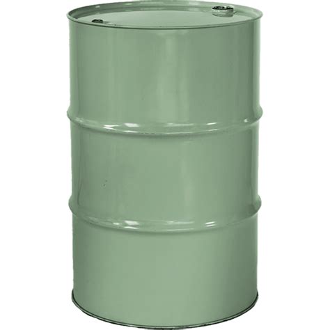 55 Gallon Superior Green Tight Head Steel Drum Reconditioned Un Rated 2 And 3 4 Fittings Unlined