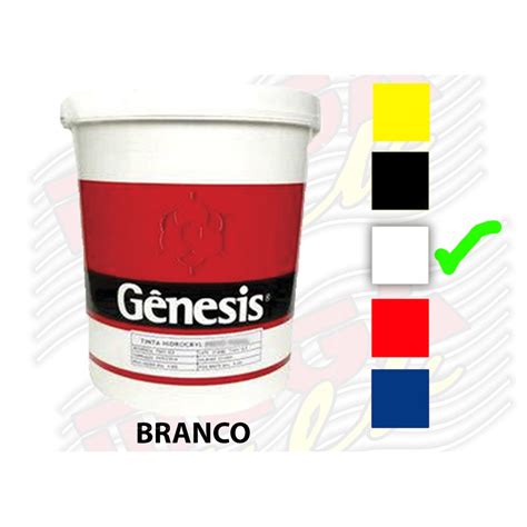 Tinta Serigrafia Hidrocryl Gênesis 250ml Branco Super Shopee Brasil