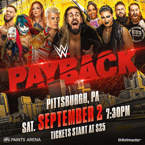 Wwe Payback Promotional Poster Revealed With Top Wwe Superstars