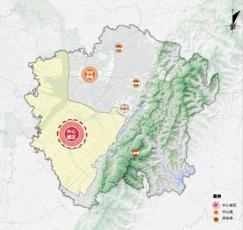 成都市龙泉驿区城镇体系格局规划图 成都本地宝