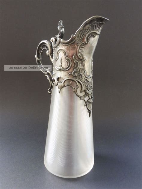 Jugendstil Fadenglas Karaffe Art Nouveau Decanter Wmf Orivit Oder