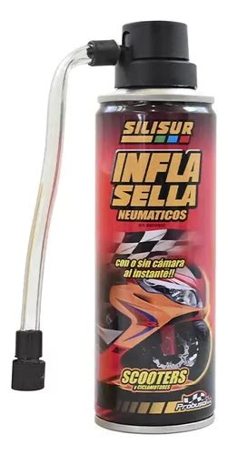 Infla Repara Pinchazo Spray Emergencia Motos Gr Cuotas Sin Inter S