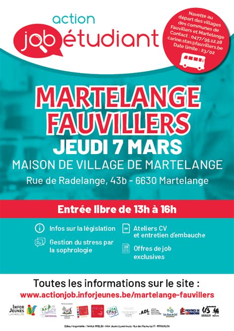 Action Job Etudiant Martelange La Commune