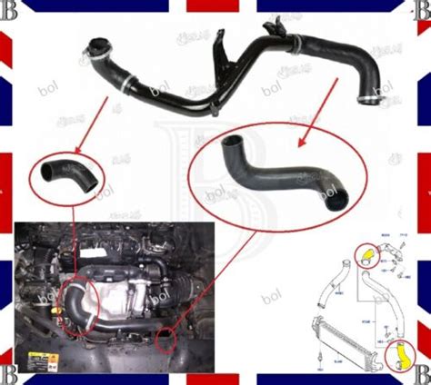 FORD FOCUS MK2 C MAX 1 6 TDCI INTERCOOLER TURBO HOSE PIPE SHORT LONG