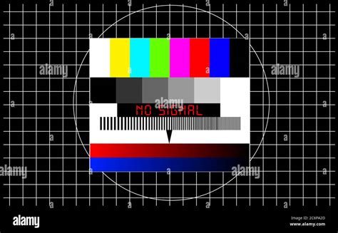 No Signal Test Tv Screen Card Hi Res Stock Photography And Images Alamy