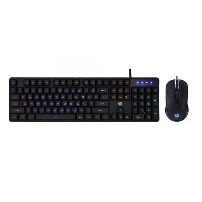 Kit Gamer Hp Teclado Mouse Km Negro Techbox