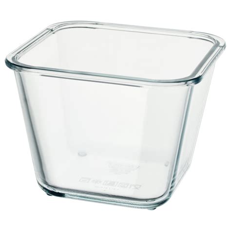 Ikea 365 Food Container Square Glass 41 Oz Ikea