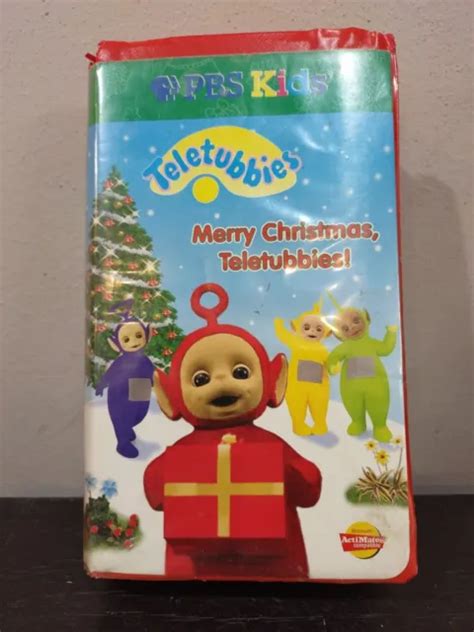 Teletubbies Merry Christmas Teletubbies Vhs 1999 2 Tape Set Rare