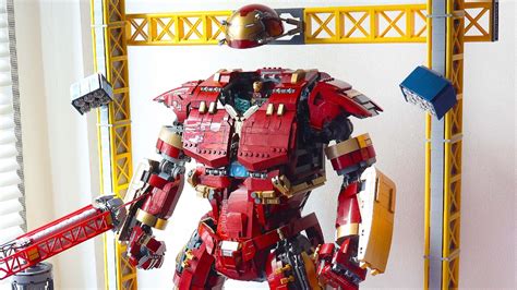 Turn Lego Marvel Hulkbuster To Massive Minifigure Mech