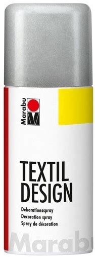 Silver Fabric Spray Paint 150 Ml Marabu Textil Design Слънчоглед