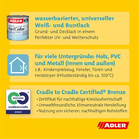 Adler Varicolor 125ml Weiss 2in1 Buntlack