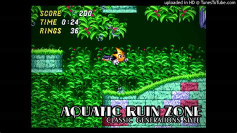 Aquatic Ruin Zone Classic Generations Style Youtube