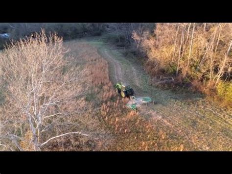 Bush Hogging The Farm With A John Deere Tractor And Hx Bat Wing