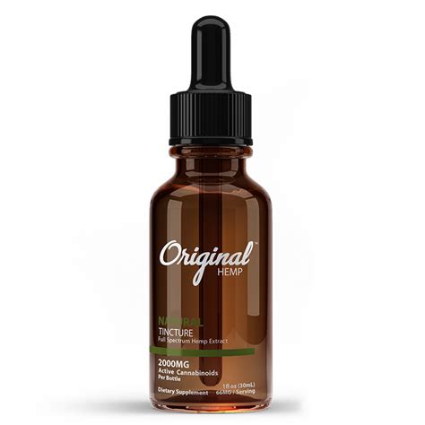 Original Hemp Natural Full Spectrum CBD Oil 2000MG Joyous Green