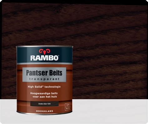 Rambo Pantser Beits Transparant Liter Donkereiken Bol