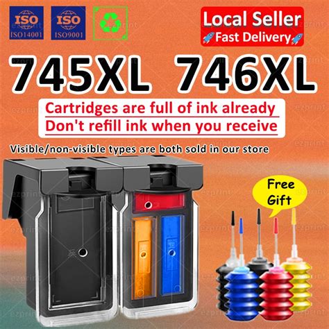 Compatible For Canon 745 746 Ink Cartridge Canon Pg 745 Cl 746