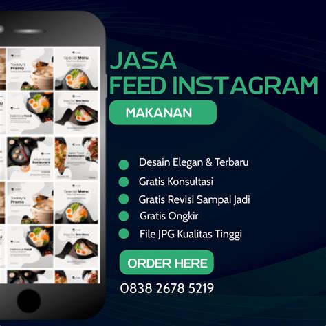 Jual Jasa Desain Feed Instagram Konten Feed Ig Makanan Indonesia