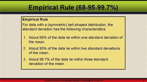 Empirical Rule 68 95 99 7 Empirical Rule