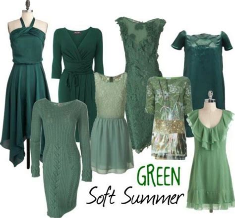 Beautiful Greens Soft Summer Palette Soft Summer Fashion Soft Summer