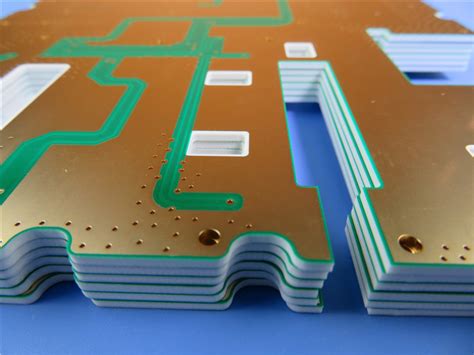 High Frequency Double Sided Taconic Microwave PCB 60mil RF 10