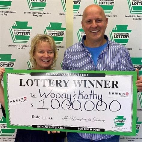 Pa Lottery Presents Commemorative Check To Winners Of 1 Million Prize