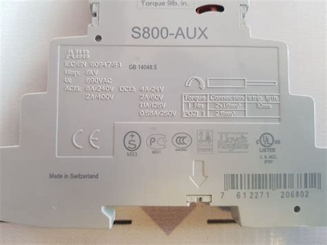 Abb S800 Aux Auxiliary Contact 2ccs800900r0011 Aeliya Marine