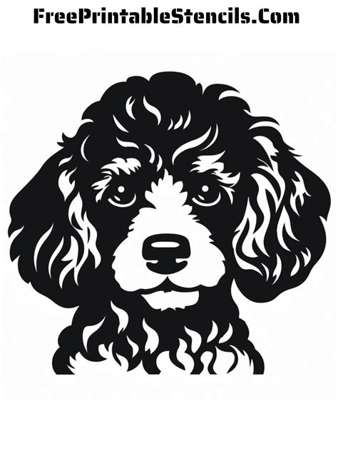 Free Printable Poodle Stencils Free Printable Stencils