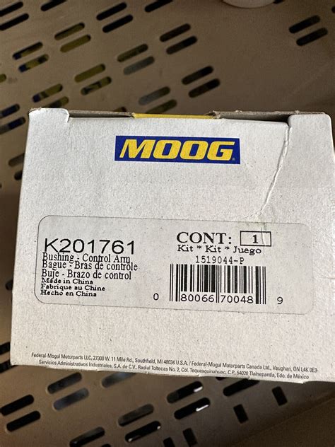 Suspension Control Arm Bushing Kit Moog K For Sale Online Ebay