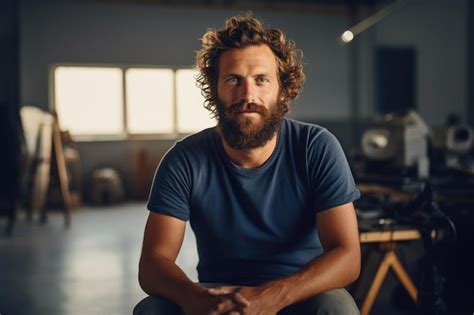 Premium Photo Mature Gentleman Relaxing In Contemporary Attire