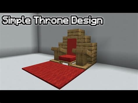 Minecraft Throne Build