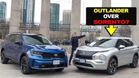 Mitsubishi Outlander Vs Kia Sorento Easy Pick Youtube