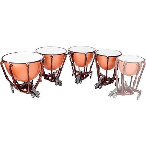 Ludwig Standard Series Fiberglass Timpani Set With Gauge 23 26 29 32