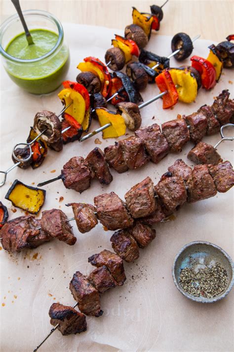 Steak Skewers With Chimichurri By Jelly Toast SundaySupper 5 Of 25