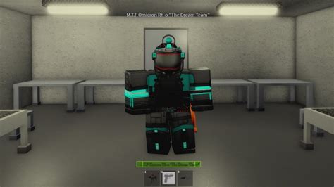 Roblox Scp Mtf Omicron Rho The Dream Team Operative Avatar Build