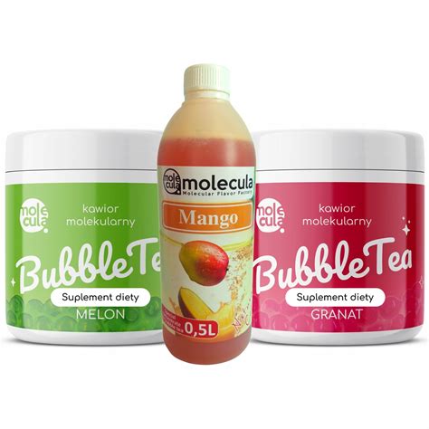 Zestaw Bubble Tea 2x MOLEKULARNY KAWIOR SYROP 10794576424 Allegro Pl