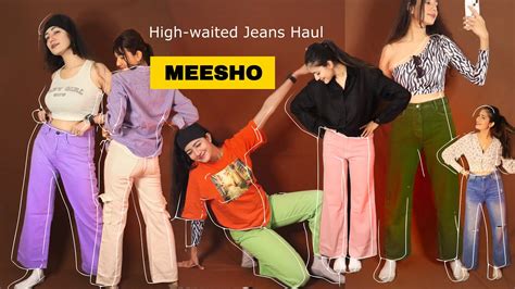 Meesho High Waist Jeans Haul Under Meesho Affordable Wide Leg