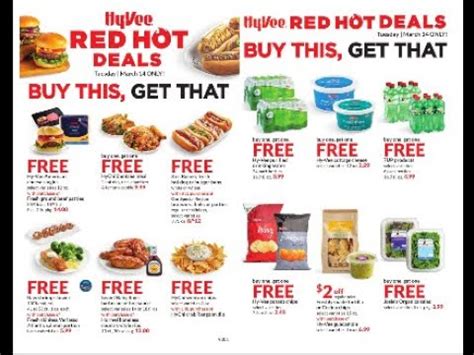 Hy Vee Tuesday S Daily Deals BOGO Sale 03 14 2023 ONLY Stock Up