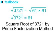 Square Root Of 3721 By Prime Factorization Long Division Method