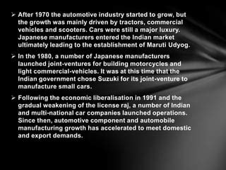 Automobile Industry PPT