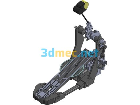 Drum Pedal Design Model 3d Model Exported