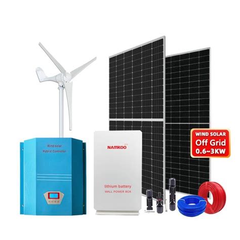 Namkoo Solar System With Wind Turbine Off Grid W W W Wind