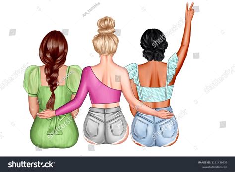 19,737 Three Girls Cartoon Images, Stock Photos & Vectors | Shutterstock