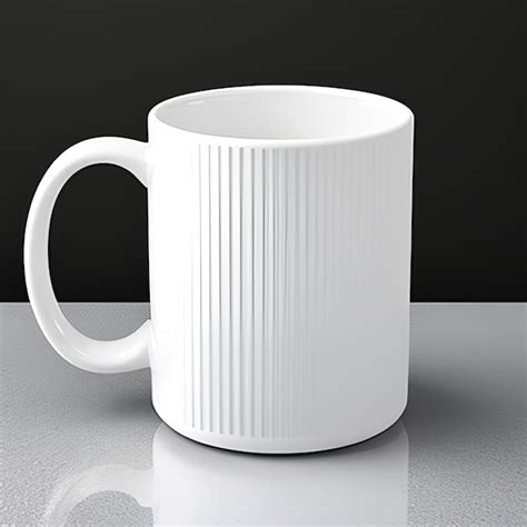 Premium Photo A White Mug With The Word Coffee On It