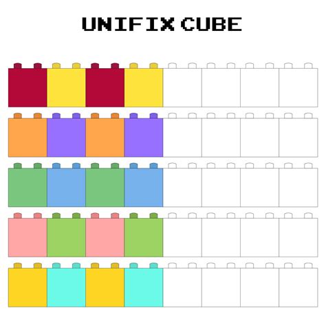 Free Unifix Cubes Printables Printable Templates