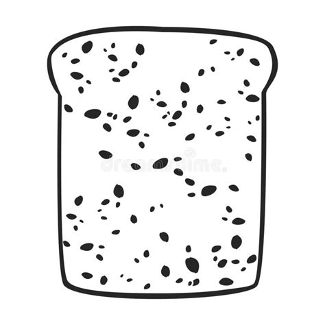 Icono Del Vector De Sandwich Iconnegro Vector Aislado En Sandwich De