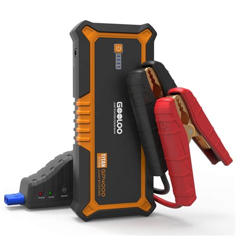 Gooloo 4000a Peak Car Battery Jump Starter 12v Auto Jumper Booster For