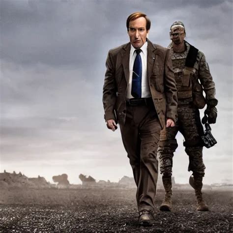 Movie Still Of Saul Goodman Wearing Modern Modern Stable Diffusion